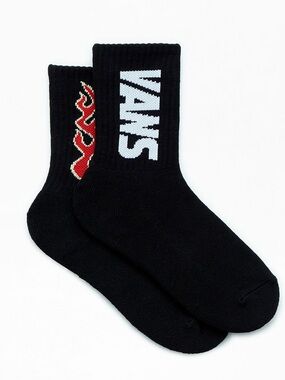 UP IN FLAMES Vans Crew Boy’s Sock